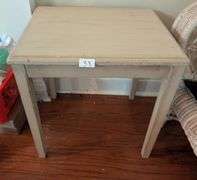 Side table, 21"x17"x22"tall (located in living room)