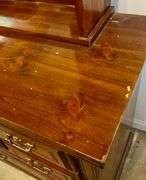 Lenoir House Dresser with Mirror 72.5”x59 3/4” (Located in Master Bedroom)