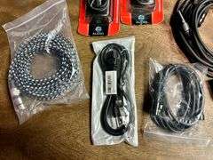 12pc Audio Cables, Adapters, and More