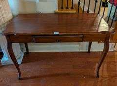Writing desk with drawer, 47"x24"x30"tall(located in living room)