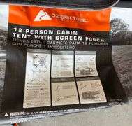 Ozark Trail 12-Person Cabin Tent with Screen Potch (Located Garage)