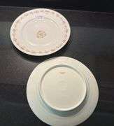 Vintage Theodore Haviland Limoges France plates (set of 4) and Rehausse Limoges France (located in k