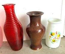 5 pc Vases (Located Garage)