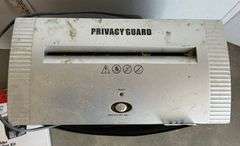 Privacy Guard Shredder with Shredder Protection Kit (Located Garage)