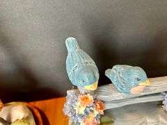 3pc Blue Bird Figurines (Located in Dining Room)