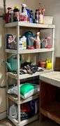 5 Shelf Lot of Gardening Items, Clay Pots, Water Pitchers and More (Shelving Unit Not Included) (Loc