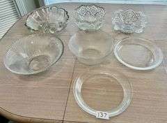 7pc Clear Glass Bowls (Located in Master Bedroom)