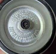 3 Vintage pcs. Sprinkler, Sparklet metal seltzer bottle, paperweight lunchbox(Located in ds back bed