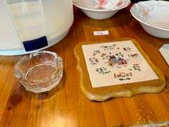 7pc Cake Carrier, Glass Ash Tray and More (Located in Kitchen)
