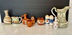 10pc Pitchers,Vases, Salt & Pepper Shakers and More (Located in Kitchen)
