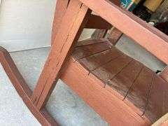 Children’s Rocking Chair, 20 1/2” Tall (Some Damage) (Located Garage)
