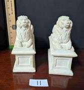 2 pc. Vintage Lion Bookends(located in dining room)