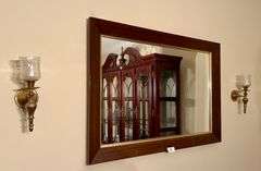 3pc Framed Hanging Mirror and More (Mirror 24 3/4”x34 3/4” (Located in Dining Room)