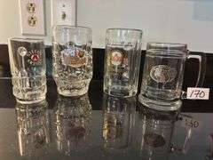 Beer steins (located in kitchen)