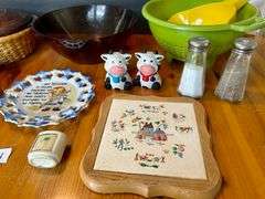 Lot of Baking Dishes, Salt & Pepper Shakers and More (Located in Kitchen)
