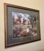 Framed Signed Art 34”x40” (Located in Front Door)