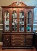 Cochrane 6 drawers China cabinet,  59.5"x17.5"x88.5"tall , contents not included (located in dining 