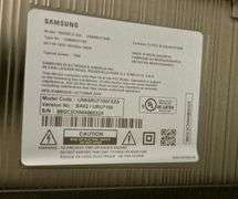 65” Samsung TV with Wall Mount and Legs with Remote