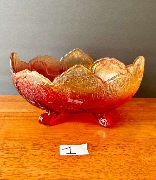 Carnival Glass Candy Dish