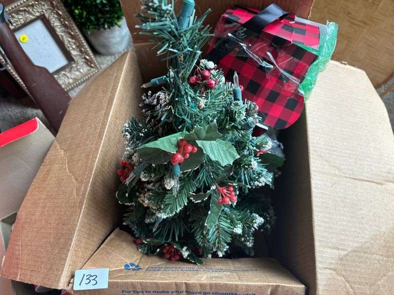Misc Christmas Bin: Trees, Mug, Socks