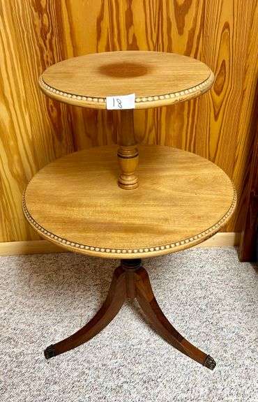 2 Tier Side Table 29”x20” (Located in Downstairs Bedroom)