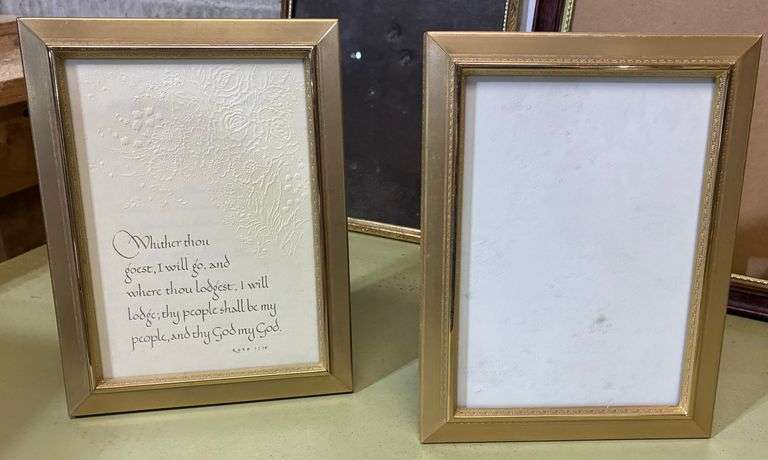 13 pc Picture Frames (Located Basement Section 3)