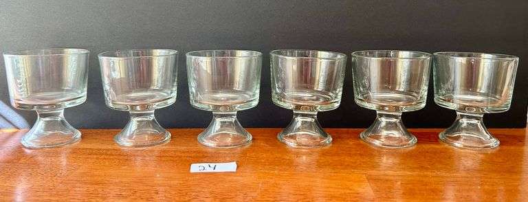 6pc Mini Trifle Footed Bowls (Located in Kitchen)