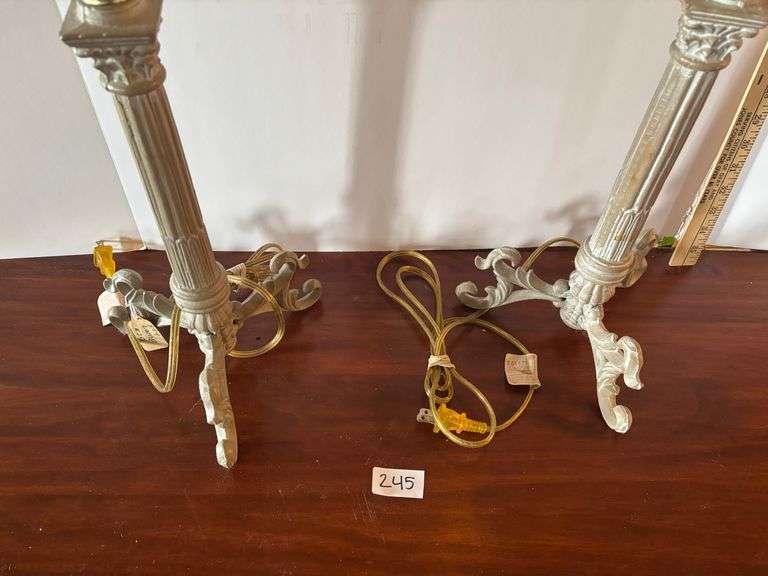 2 pc Lamps Without Shades
