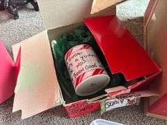 Misc Christmas Bin: Trees, Mug, Socks