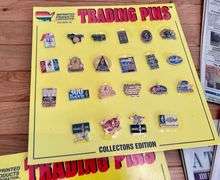Lot of 1996 Atlanta Olympic Games Trading Pins, Newspapers, Shirt and More  (Located in Master Bedro