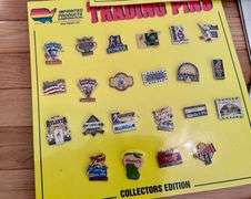Lot of 1996 Atlanta Olympic Games Trading Pins, Newspapers, Shirt and More  (Located in Master Bedro