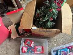 Misc Christmas Bin: Trees, Mug, Socks