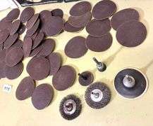 Assorted Sanding Discs and Sanding Adapters (Located Basement Section 3)