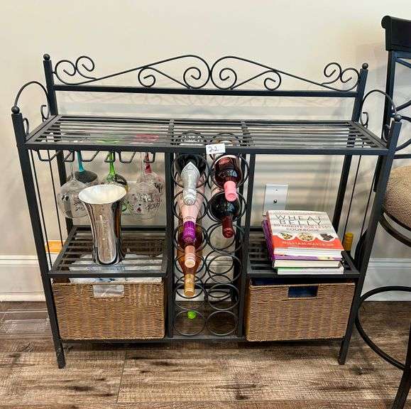 Wine Rack 36 1/4”x36 5/8” (Contents Not Included) (Located in Kitchen)