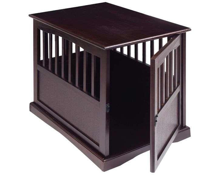 Solid wood dog crate Approx. 25"W x 16.5"D x 24"H