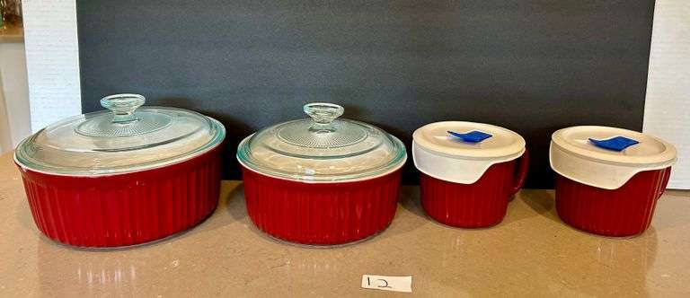 4pc Corningware Baking Dishes (Located in Kitchen)