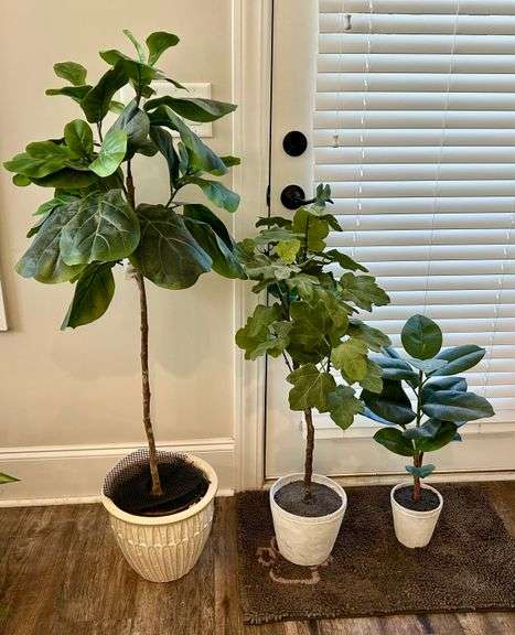 3pc Artificial Trees (Located in Living Room)