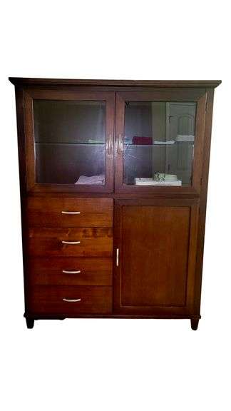 Broyhill China Cabinet, 50"W x 68.5"H x 17"D