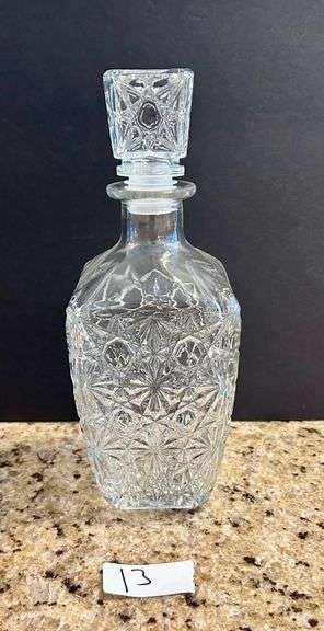 Glass Decanter (Located Upstairs Bedroom to the Left)