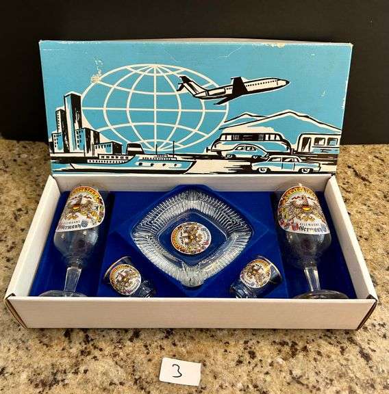 Vintage German Barware Set (Located in Kitchen)