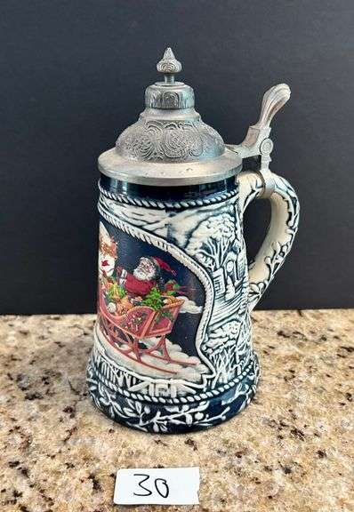 Christmas Beer Stein (Located in Kitchen)
