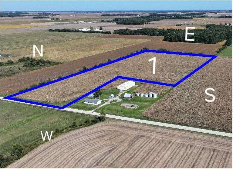 Tract 1 ● 17.32 + or – Acres, 17.32 + or – tillable acres located in Sec 17 Denver Township Richland County IL
