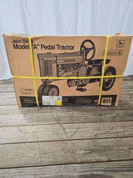ERTL John Deere model "A" pedal tractor still in box