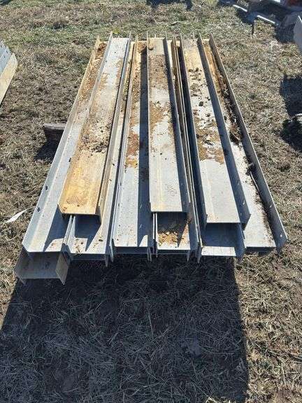 Old Guard Posts Stack of 15 Used Guard rail Post - Schmid Auction