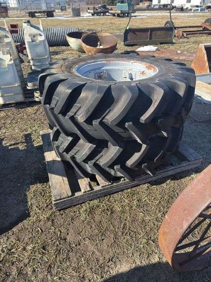 14.9-24 Tires in 6 loop wheels - Schmid Auction