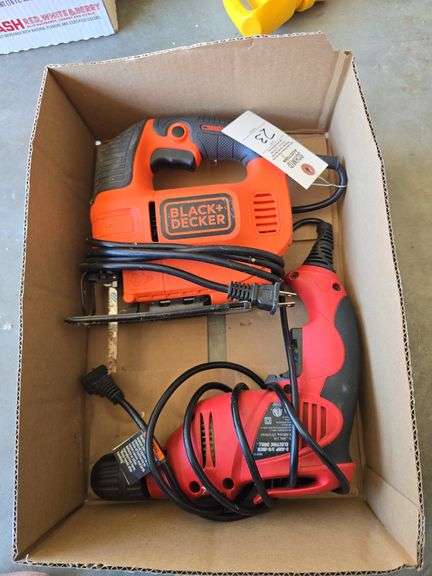Hyper tough 3/8" electric drill, black and decker electric jigsaw