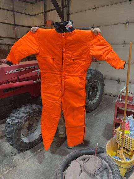 Hollo X-Large Tall Orange Coveralls