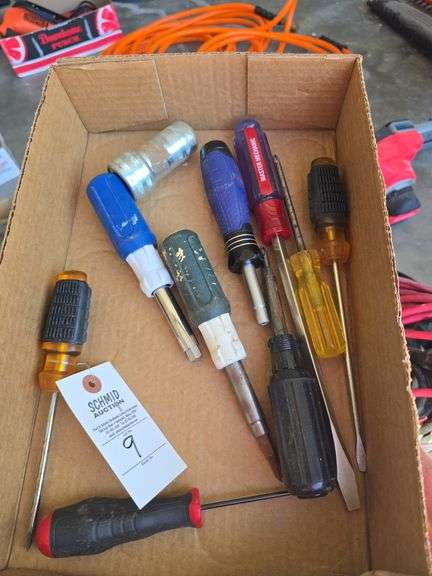 Assortment of screwdrivers