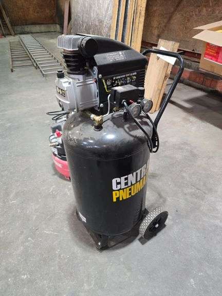 Central Pneumatic Air Compressor, twenty-one gallons, 2.5hp