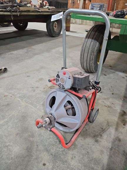 Rigid K-400 Sewer Snake, New, 75ft, single phase, 110 plugs